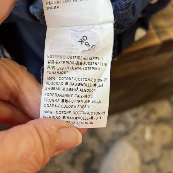 Benetton Girls Navy Polka Dot Dress - Picture 10 of 10